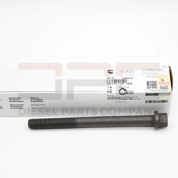 Болт ГБЦ (длинный; M14х2.0х160; Оригинал) Cummins 6CT, ISLe, 6BT, 4BT — изображение 4